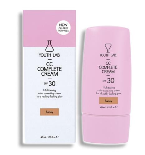 Youth Lab. Complete CC Honey Κρέμα Προσώπου Ημέρας με SPF30 με Νιασιναμίδη 40ml
