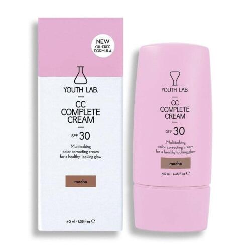 Youth Lab. Complete CC Mocha Κρέμα Προσώπου Ημέρας με SPF30 με Νιασιναμίδη 40ml
