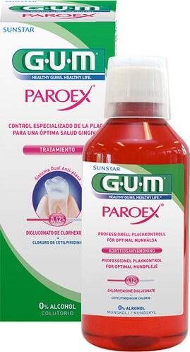 GUM Paroex 0.12% CHX Στοματικό Διάλυμα 300ml
