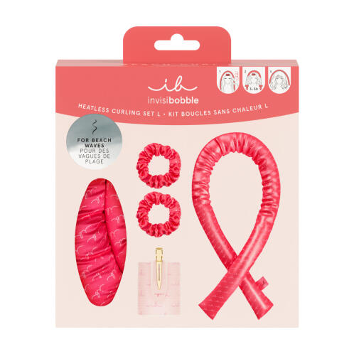 Invisibobble Heatless Curling Set Κόκκινο