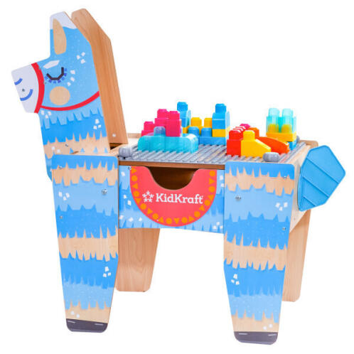 KidKraft Τραπέζι Llama Pinata Building Bricks με Επιφάνεια για Τουβλάκια 75.1x41x70.2cm