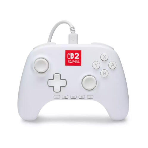 PowerA Advanced Ενσύρματο Gamepad για Switch 2 Λευκό