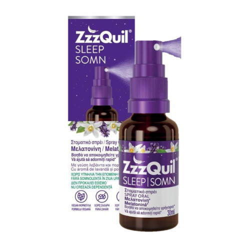 ZzzQuil Sleep 1mg Συμπλήρωμα για τον Ύπνο 30ml Πορτοκάλι