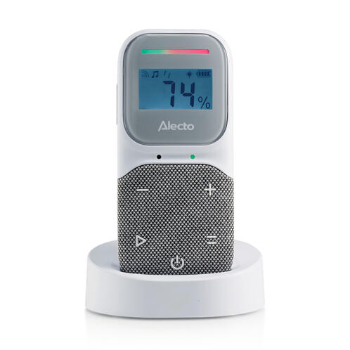ALECTO Full Eco Ασύρματη ενδοεπικοινωνία (baby monitor), τεχνολογίας DECT 1.8GHz με δυνατότητα αμφίδρομης επικοινωνίας, φωτάκι νυκτός και προ εγκατεστημένα νανουρίσματα. ALECTO DBX140