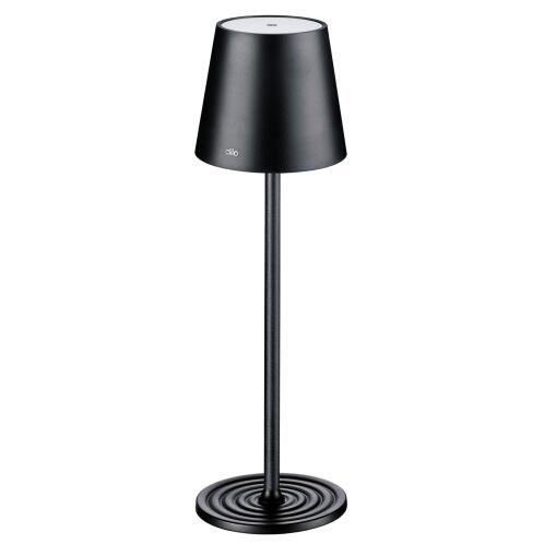 Cilio Φωτιστικό LED 35cm Μαύρο με Επαναφορτιζόμενη Μπαταρία και Ανοξείδωτη Βάση SOLE 5V