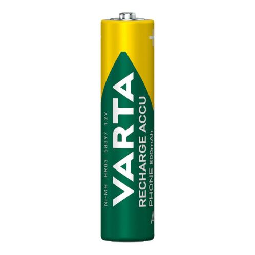 Varta Επαναφορτιζόμενες Μπαταρίες AAA Ni-MH 550mAh 1.2V Rechargeable Accu Phone 2τμχ