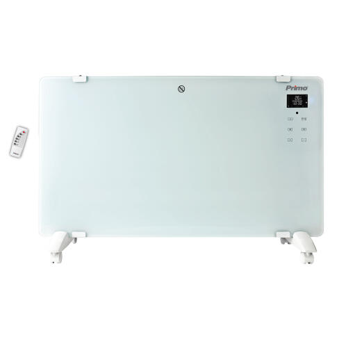 Primo Θερμοπομπός 2000W Γυαλί PRPH-81026 Λευκό