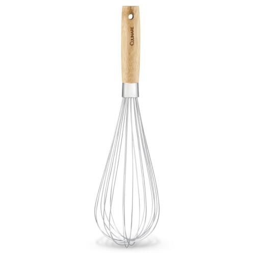 Culinare Naturals Αυγοδάρτης Ανοξείδωτος  Με Λαβή Απο Μπαμπού