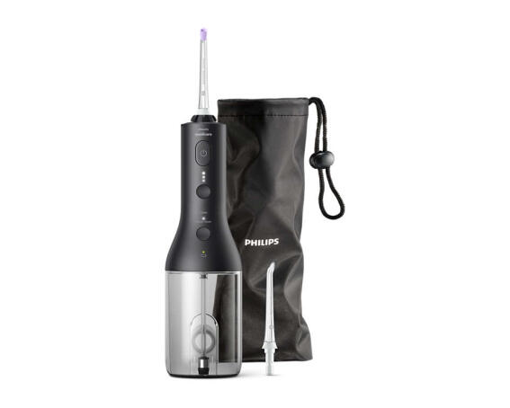 Philips Ηλεκτρικό Oδοντικό Nήμα Sonicare Cordless Power Flosser 3000HX3806/33 Μαύρο