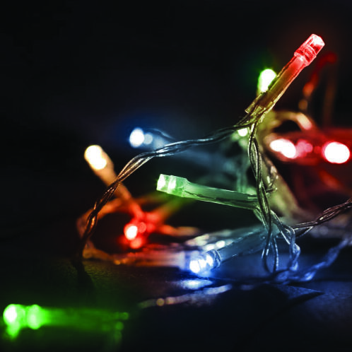 Joylight Bροχή 144 Led Λαμπάκια με Κοντρόλερ Χρώμα Καλωδίου Διάφανο με Χρώμα Φωτός Multi