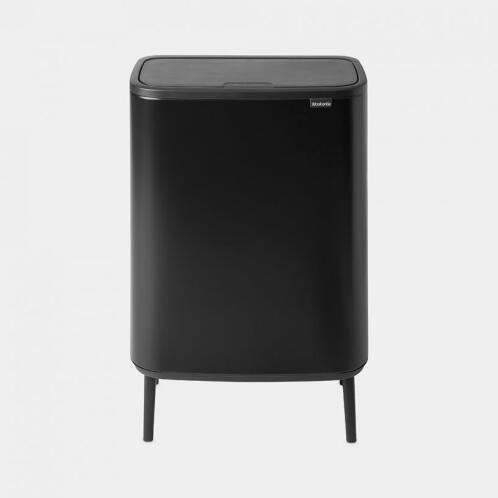 Brabantia Δοχείο απορριμμάτων Touch Bin Hi 2x30lt Black σειρά BO