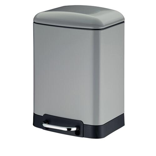 Kela Κάδος απορριμάτων ανοξείδωτος 6lt Γκρί ανοιχτό σειρά Davino