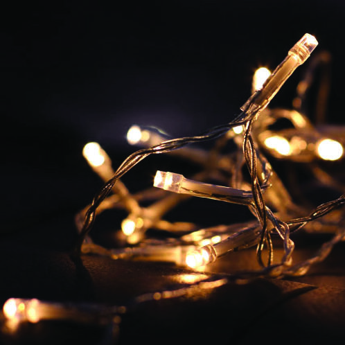 Joylight 200 Led Λαμπακια Χρώμα Σωλήνα Πράσινο με Χάλκινο Φώς