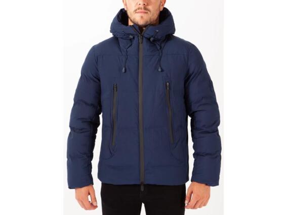 Pierre Cardin Ανδρικό Μπουφάν Μακρυμάνικο με σταθερή κουκούλα σε χρώμα Navy Small