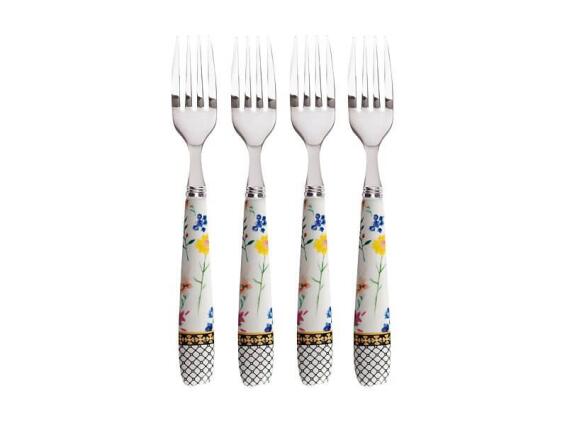 Maxwell & Williams Πιρουνάκια Γλυκού Contessa Λευκά Teas & C s Σετ 4 Τεμαχίων