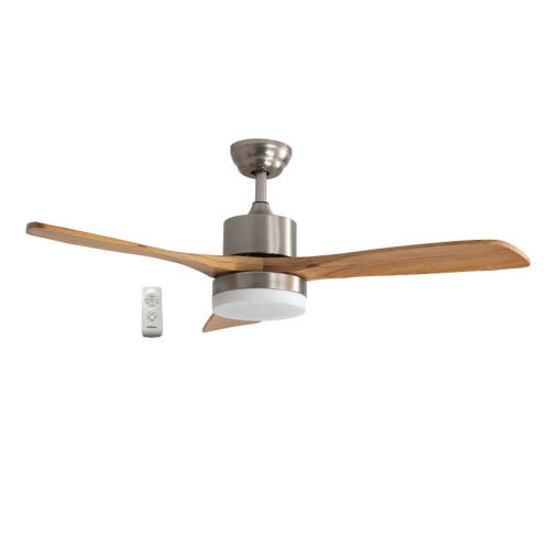 Primo Ανεμιστήρας Οροφής Led 52'' 70W PRCF-80442 Καφέ Inox