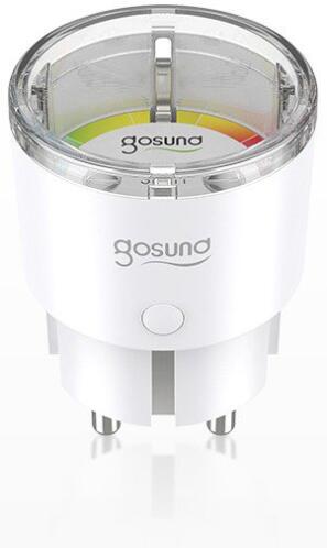 Gosund Πρίζα Ρεύματος Μονή Εξωτερική Smart Wi-Fi και σύνδεση με Alexa-Google Home-IFTTT