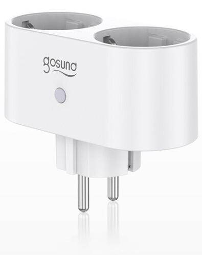 Gosund Έξυπνη Πρίζα Smart Wi-Fi Plug 16A 2xSocket