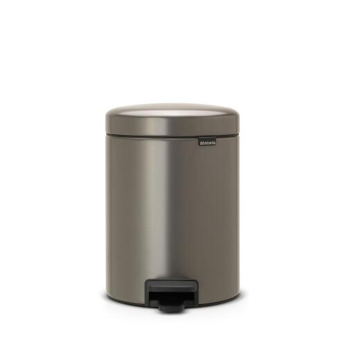 Brabantia Δοχείο Aπορριμάτων 5L. Platinum σειρά New Icon