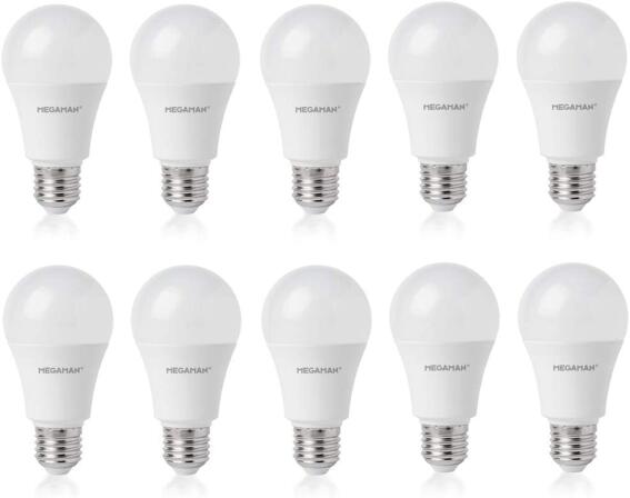 Μegaman Set 10xled Σφαιρικό 4W E27 4000k Smart 280l
