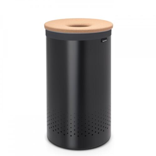 Brabantia Καλάθι Απλύτων 60L Cork Matt Black