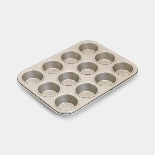 Brabantia Φόρμα για 12 Muffins Αντικολλητική Champagne