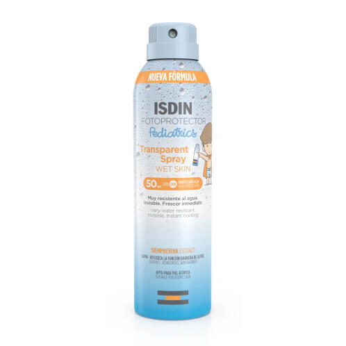 ISDIN Fotoprotector Transparent Spray Wet Skin Pediatrics SPF 50 250ml