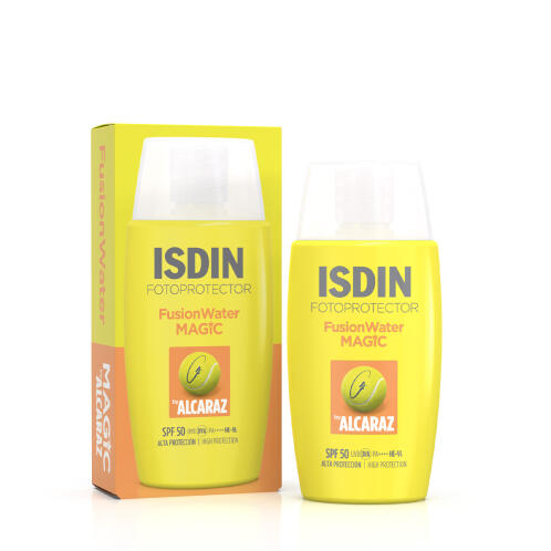 ISDIN Fusion Water MAGIC by Alcaraz SPF 50  Iδανικό για αθλητικές δραστηριότητες 50ml
