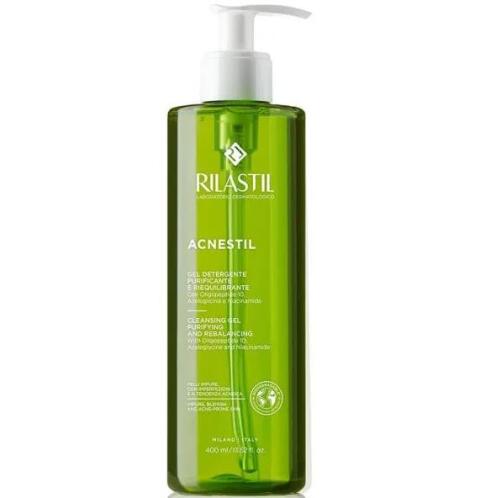 Rilastil Acnestil Gel Καθαρισμού Προσώπου για Ακνεϊκές Επιδερμίδες 400ml