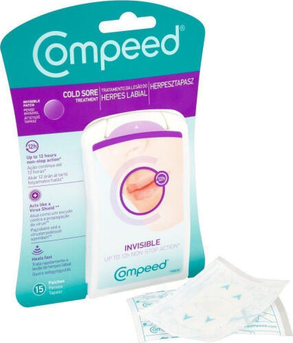 Compeed Επιθέματα για την Αντιμετώπιση του Επιχείλιου Έρμητος 15 Τμχ