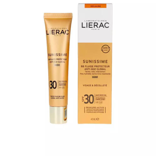 Lierac Sunissime BB Fluid Anti Age Global Golden Αντηλιακή Κρέμα Προσώπου SPF30 με Χρώμα 40ml