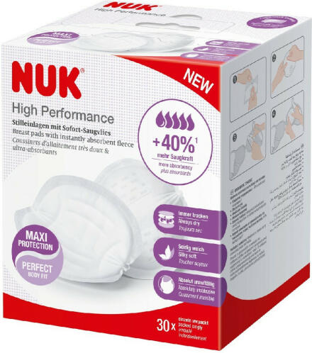 Nuk Επιθέματα Στήθους High Performance 30τμχ