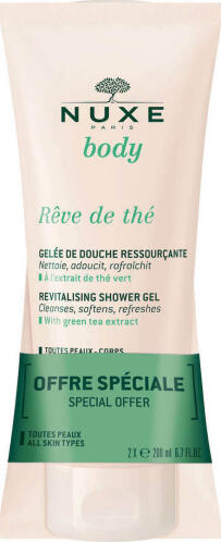 Nuxe Rêve de thé Revitalising Αφρόλουτρο σε Gel 2x200ml