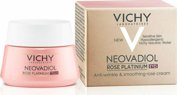 Vichy Neovadiol Rose Platinium Ενυδατική & Αντιγηραντική Κρέμα Ματιών για Ώριμες Επιδερμίδες 15ml