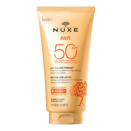 Nuxe Sun Αντηλιακή Λοσιόν Προσώπου SPF50 150ml
