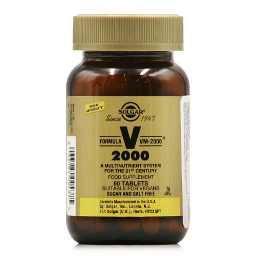 Solgar Formula VM-2000 Πολυβιταμίνη για Ενέργεια 60 ταμπλέτες