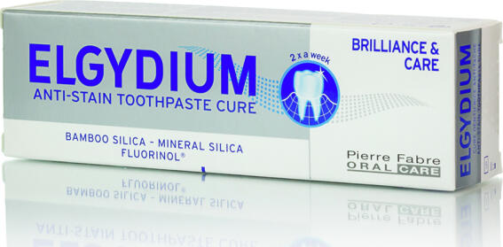 Elgydium Brilliance & Care Κατά των Λεκέδων στα Δόντια Οδοντόκρεμα για Λεύκανση 30ml