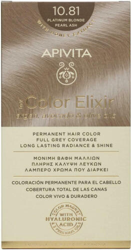 Apivita My Color Elixir Kit Βαφή Μαλλιών 10,81 Κατάξανθο Περλέ Σαντρέ 50ml