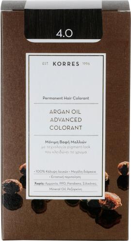 Korres Argan Oil Advanced Colorant 4.0 Καστανό Φυσικό 50ml