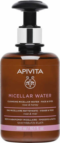 Apivita Micellar Water Καθαρισμού για Πρόσωπο & Μάτια με Τριαντάφυλλο & Μέλι 300ml