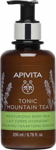 Apivita Tonic Mountain Tea Ενυδατική Lotion Σώματος με Άρωμα Πράσινο Τσάι 200ml