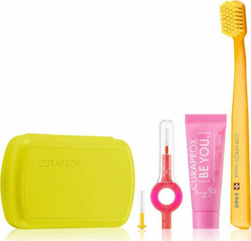 Curaprox Travel Set Στοματικής Υγιεινής Ταξιδίου Πράσινο