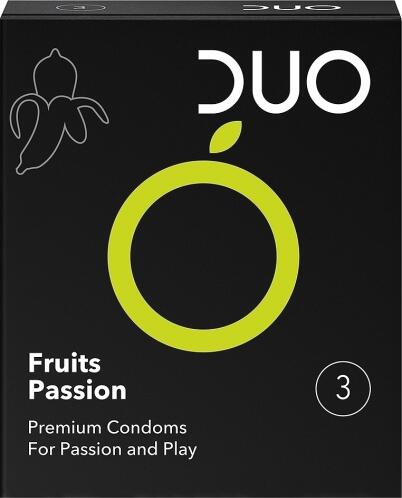 Duo Προφυλακτικά Fruits Passion 3τμχ