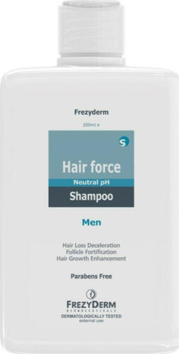 Frezyderm Hair Force Men Σαμπουάν κατά της Τριχόπτωσης για Όλους τους Τύπους Μαλλιών 200ml