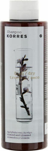Korres Almond & Linseed Σαμπουάν Αναδόμησης/Θρέψης για Ξηρά Μαλλιά 250ml