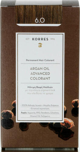 Korres Argan Oil Advanced Colorant 6.7 Κακάο 50ml