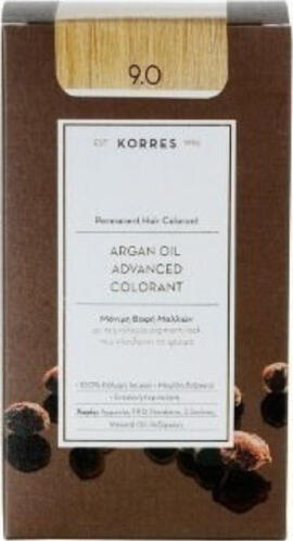 Korres Argan Oil Advanced Colorant 9.0 Κατάξανθο Φυσικό 50ml