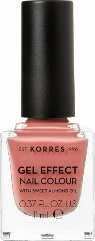 Korres Gel Effect Gloss Βερνίκι Νυχιών Μακράς Διαρκείας Ροζ 36 Misty Rose 11ml