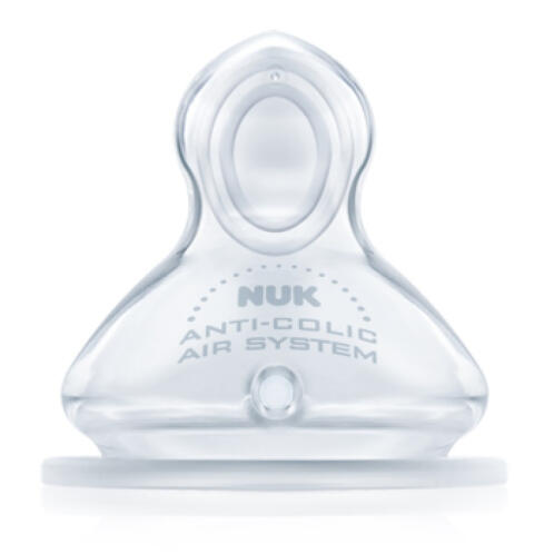 Nuk First Choice+ Θηλή από Σιλικόνη Μεσαίας Ροής για 6+ μηνών