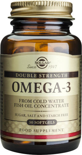 Solgar Double Strength Omega 3 Ιχθυέλαιο 30 μαλακές κάψουλες